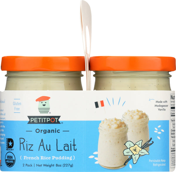 PETIT POT: Organic Riz Au Lait (French Rice Pudding), 8 oz