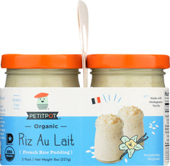 PETIT POT: Organic Riz Au Lait (French Rice Pudding), 8 oz