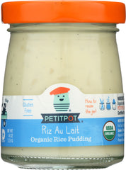 PETIT POT: Riz Au Lait Organic Rice Pudding, 3.50 oz