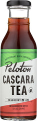 PELOTON CASCARA TEA: Tea Cranberry Lime, 12 fo