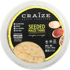 CRAIZE: Crisp Thin Seeded Maize, 5.2 oz