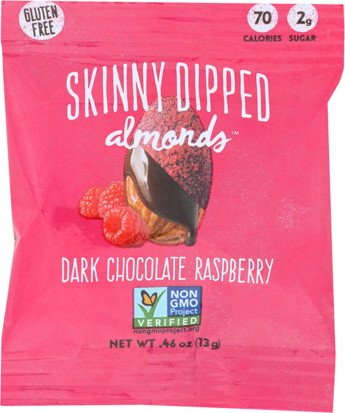 SKINNY DIPPED ALMONDS: Almonds Mini Raspberry Dipped .46 oz