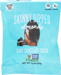 SKINNY DIPPED ALMONDS: Almonds Mini Cocoa Dipped, .46 oz