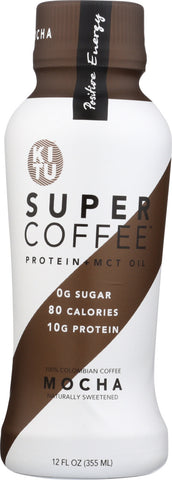 SUNNIVA SUPER COFFEE: Coffee Mocha Dark Bottle, 12 oz