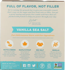 KITCHFIX: Grain Free Granola Bars Vanilla Sea Salt, 5.85 oz