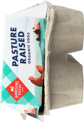 HANDSOME BROOK FARM: Pasture Raised Grade A Organic Eggs, 1 dz