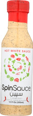 SPIN SAUCE: Sauce White Hot, 12 fo