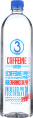 3 WATER: Water Caffeinated Electrolyte, 33.8 fo