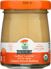 PETIT POT: Pot de Crème Organic French Pudding Salted Caramel, 3.50 oz