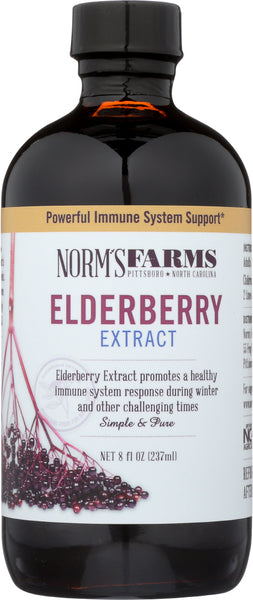 NORMS FARMS: Extract Elderberry, 8 fo