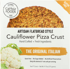 CALIFLOUR: Cauliflower Pizza Crust Original Italian, 10 oz