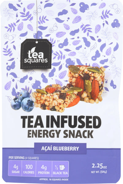 TEASQUARES: Tea Acai Blueberry, 2.25 oz