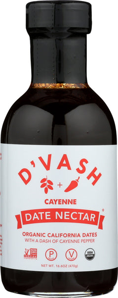 DVASH ORGANICS: Nectar Date Cayene Organic, 16.6 oz