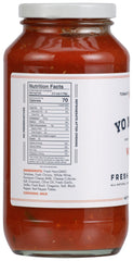 YO MAMA'S FOODS: Velvety Vodka Tomato Sauce, 25 oz