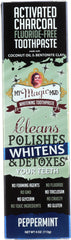 MY MAGIC MUD: Toothpaste Charcoal Peppermint, 4 oz