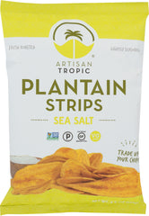 ARTISAN TROPIC: Plantain Strips Sea Salt, 4.5 oz