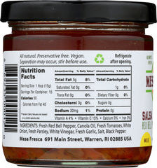 MESA FRESCA: Salsa Criolla Red Bell Pepper Relish, 8 oz