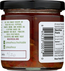 MESA FRESCA: Salsa Criolla Red Bell Pepper Relish, 8 oz