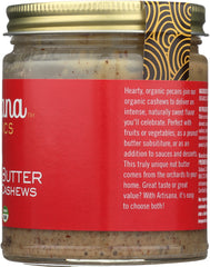 ARTISANA: Pecan Butter with Cashews, 8 oz