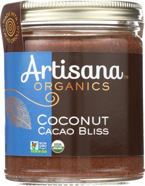 Artisana Organic Raw Coconut Cacao Bliss Nut Butter, 8 Oz