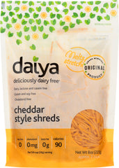 DAIYA: Cheddar Style Shreds, 8 oz