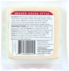 DAIYA: Smoked Gouda Cheese Block, 7.1 oz