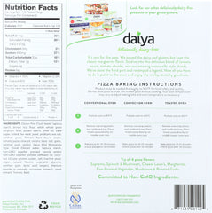 DAIYA: Dairy Free Pizza Margherita, 16.3 oz