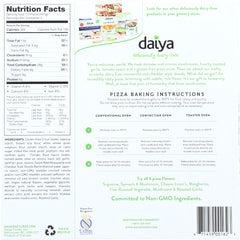 DAIYA: Mushroom and Roasted Garlic Pizza, 17 oz