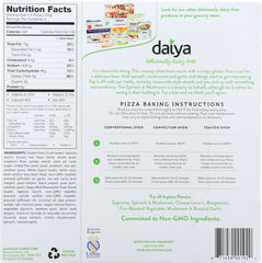 DAIYA: Spinach & Mushroom Pizza, 19.04 Oz