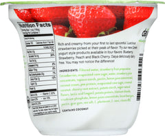 DAIYA: Strawberry Dairy Free Greek Yogurt Alternative, 5.3 oz