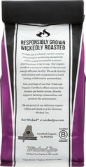 WICKED JOE COFFEE: Organic Ground Coffee Medium Roast Sumatra, 12 oz