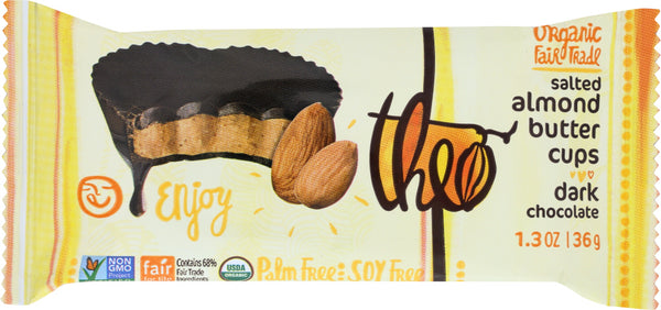 THEO CHOCOLATE: Chocolate Cup Salted Almond 1.3 oz