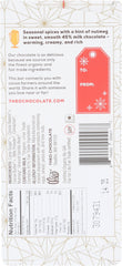 THEO CHOCOLATE: Egg Nog White Chocolate Bar, 3 oz