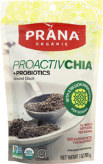 PRANA: Organic Proactiv Chia Ground Black, 7 oz