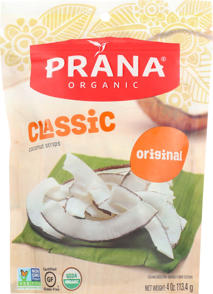 PRANA: Original Coconut Strips Chips, 4 oz