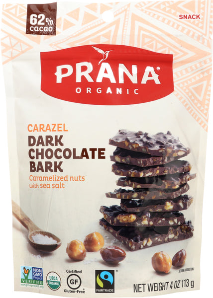 PRANA: Organic Caramelized Nuts Chocolate Bark, 4 oz