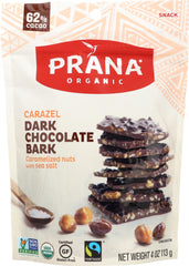 PRANA: Organic Caramelized Nuts Chocolate Bark, 4 oz