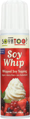 SOYATOO: Soy Whip Dessert Topping, 7 oz