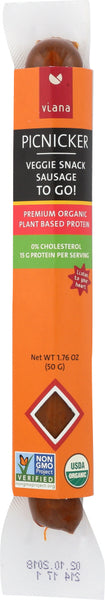 VIANA: Picnicker Jumbo Veggie Snack Sausage, 1.76 oz