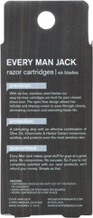 EVERY MAN JACK: Sensitive Razor Cartridges 6 Blades, 4 each