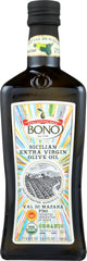 BONO: Organic Sicilian Extra Virgin Olive Oil, 0.5 lt