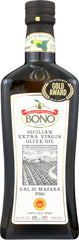 BONO: Sicilian Extra Virgin Olive Oil, 0.5 lt