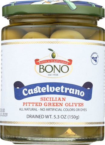 BONO: Castelvetrano Pitted Green Olives, 5.3 oz