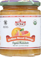 BONO: Sicilian Blood Orange Marmalade, 12.4 oz