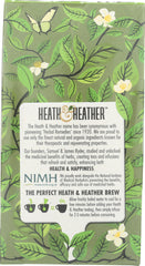 HEATH AND HEATHER: Organic Pure Green Tea, 20 ea