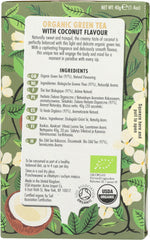 HEATH AND HEATHER: Organic Green Tea with Coconut, 20 ea