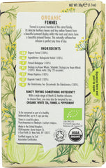 HEATH AND HEATHER: Organic Fennel Tea, 20 ea