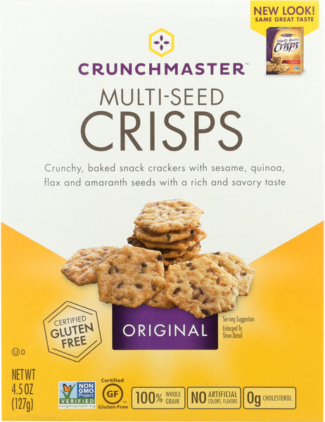 CRUNCHMASTER: Multi-Seed Crisps Original, 4.5 oz