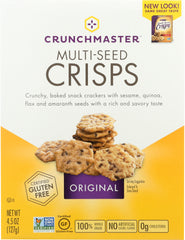 CRUNCHMASTER: Multi-Seed Crisps Original, 4.5 oz