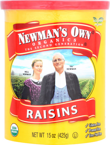 NEWMAN'S OWN: Organic California Raisins, 15 oz